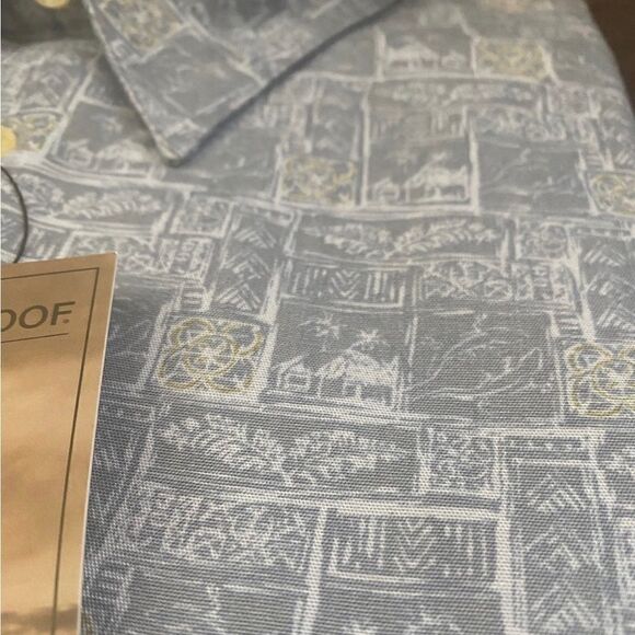 Weatherproof Designer Brand Men’s Button Up Shortsleeved Shirt - Picture 2 of 3